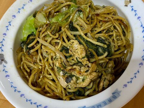 幼児用⭐ほうれん草たっぷり焼きそば